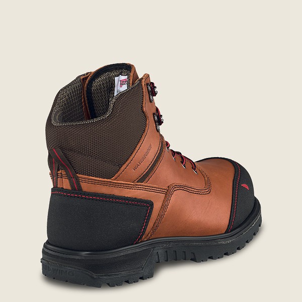 Bottes de Sécurité Red Wing - Brnr Xp - 6-Inch Waterproof Toe - Marron/Noir - Homme 308EFPBUS